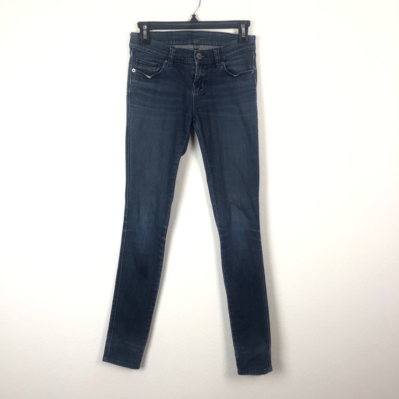 Ksubi mid rise blue skinny jeans